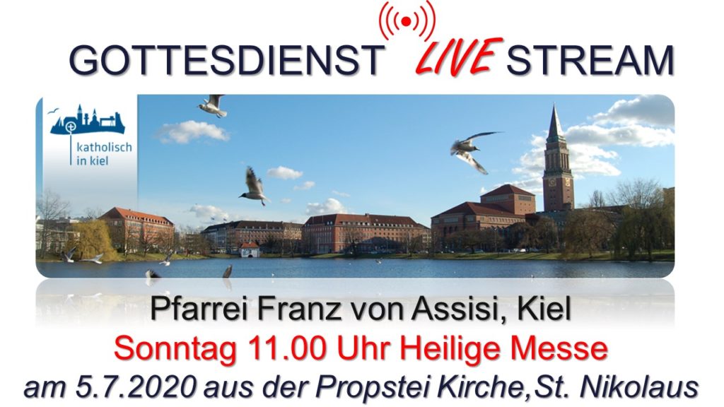 Sonntag, 5.7., 11:00 Uhr Livestream: Hl. Messe in St. Nikolaus